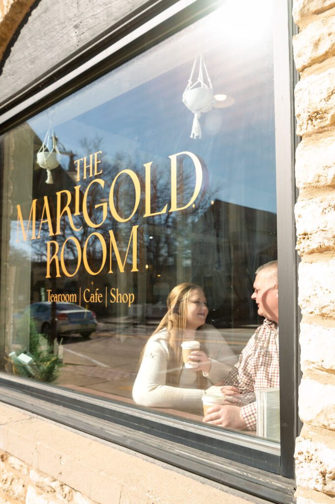 Historic-coffee-shop-Wisconsin-engagement-photographer 104