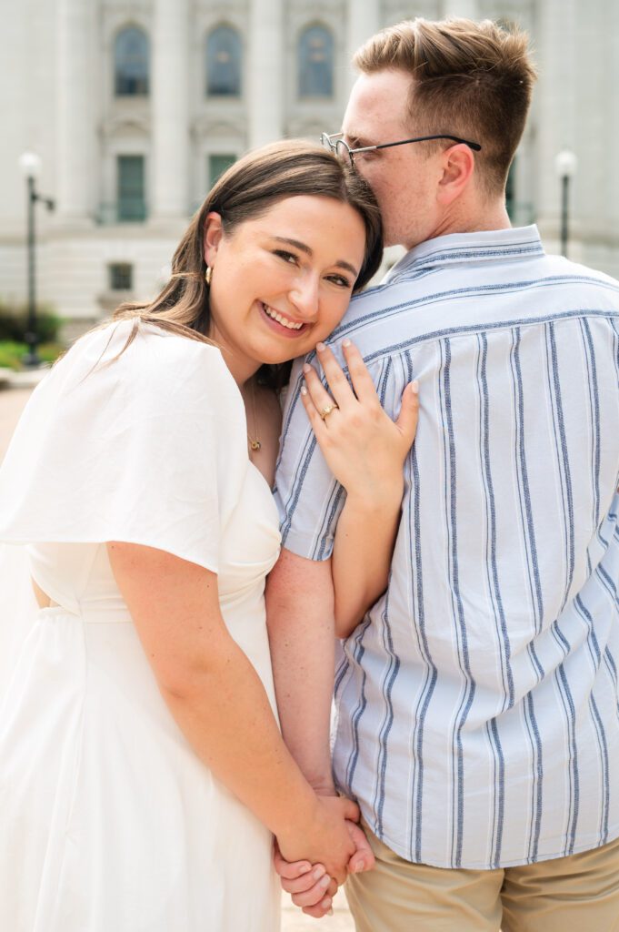 Wisconsin State Capitol engagement proposal moment