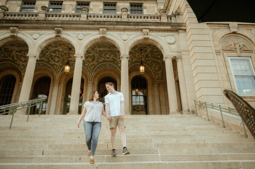 Downtown Madison Engagement Photos