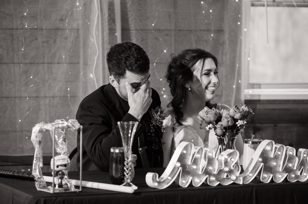 Star Wars themed wedding reception with colorful decor